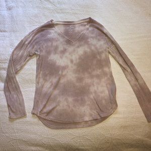 AmericanEagle soft/sexy tie-dye long sleeve shirt